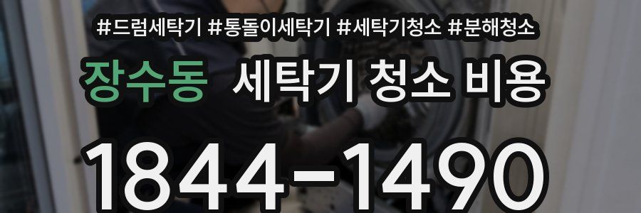 장수동 세탁기 청소 비용