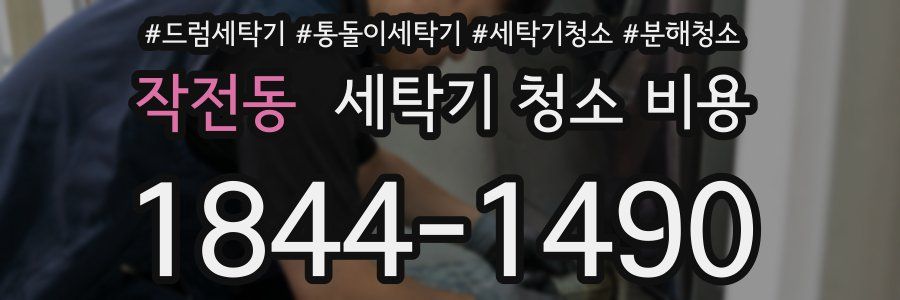 작전동 세탁기 청소 비용