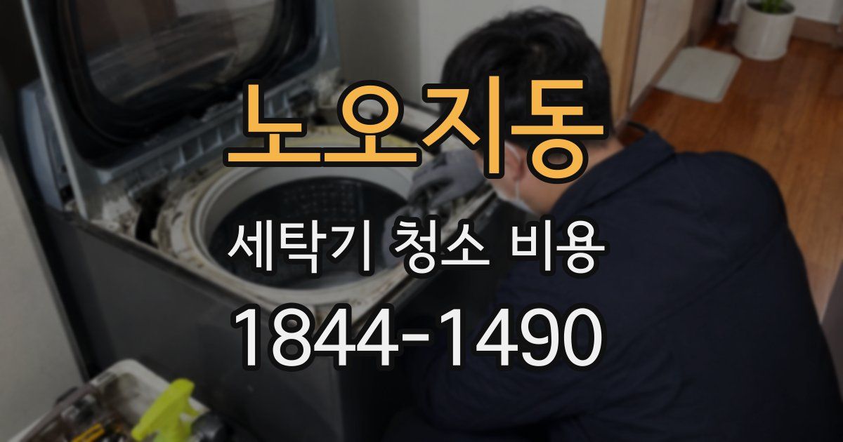 노오지동 세탁기 청소 비용
