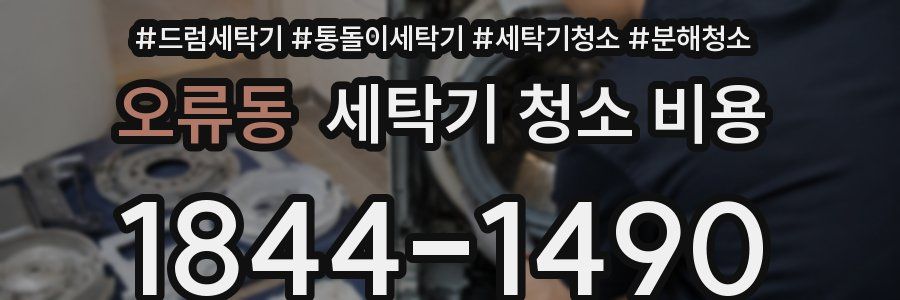 오류동 세탁기 청소 비용
