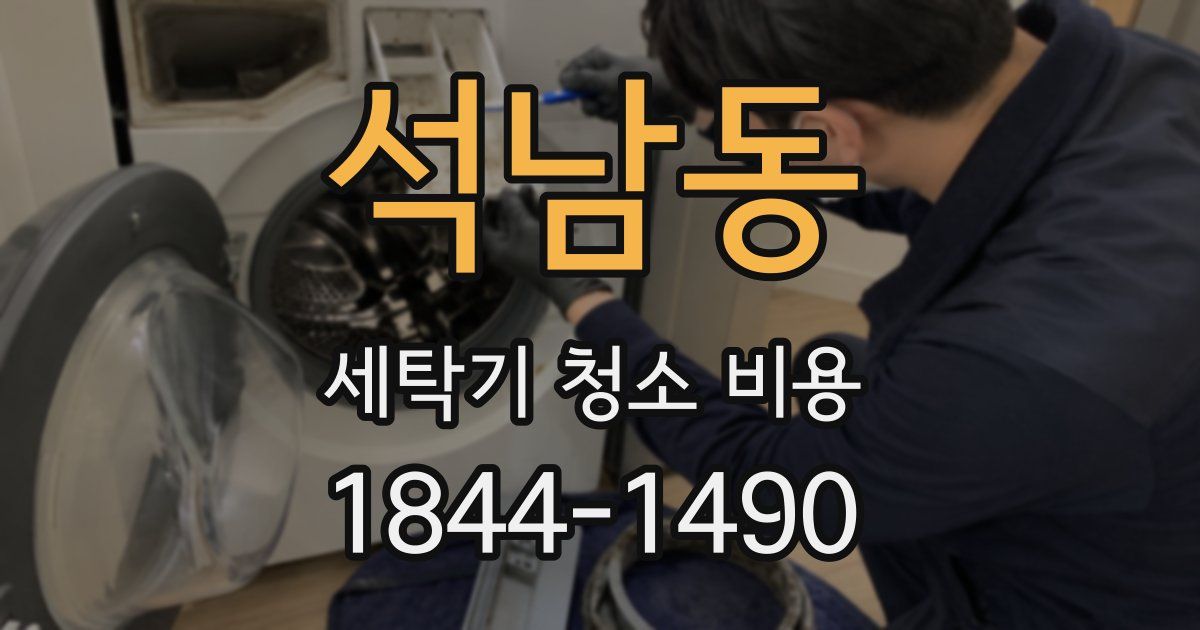 석남동 세탁기 청소 비용
