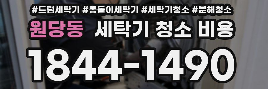원당동 세탁기 청소 비용