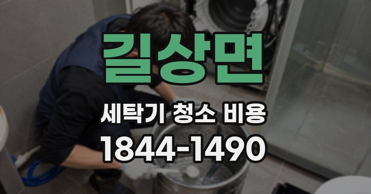 길상면 세탁기 청소 비용