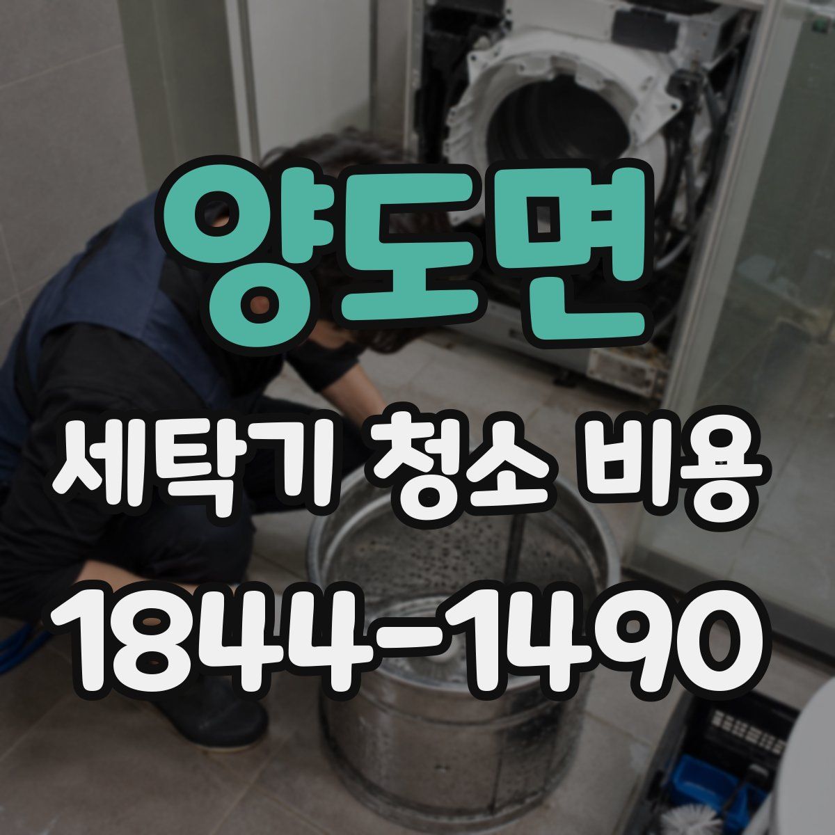 양도면 세탁기 청소 비용