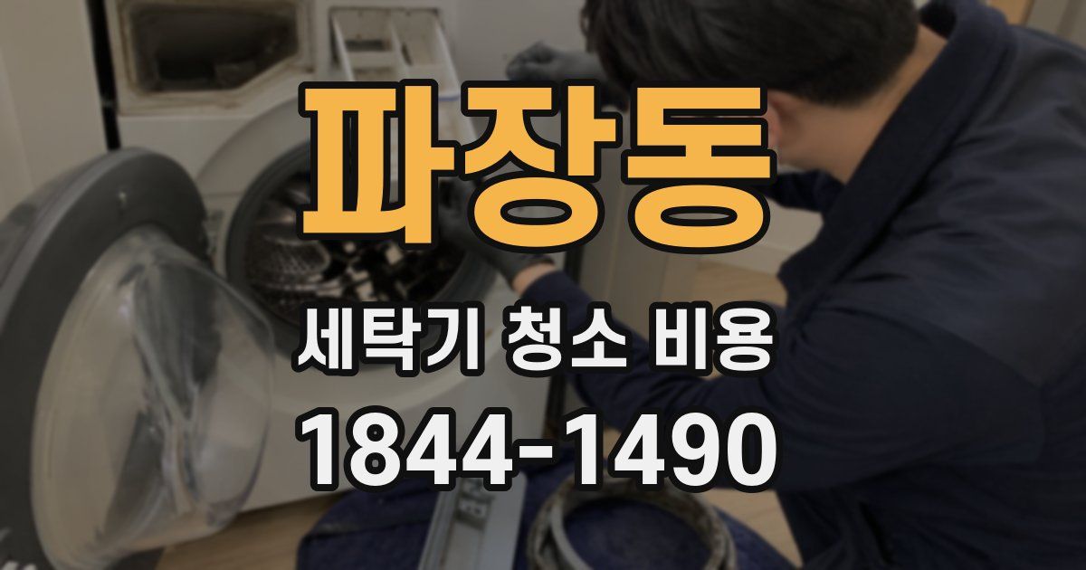 파장동 세탁기 청소 비용