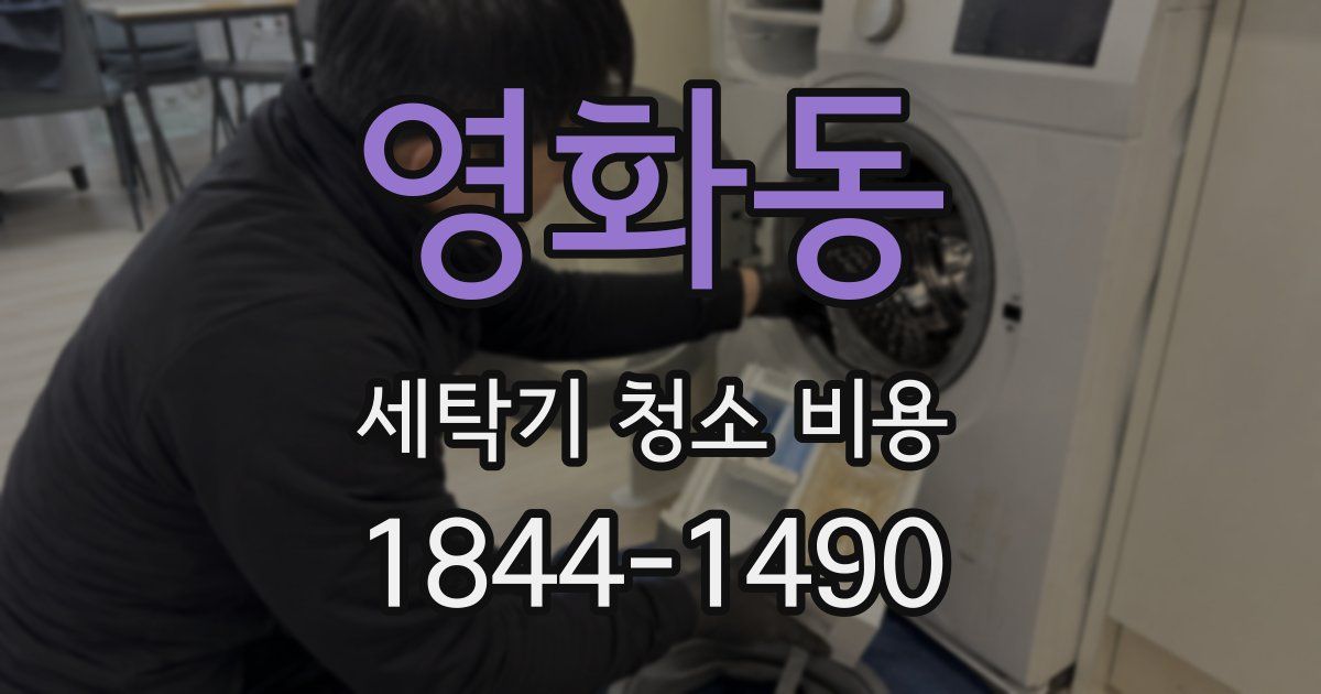 영화동 세탁기 청소 비용