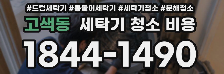 고색동 세탁기 청소 비용