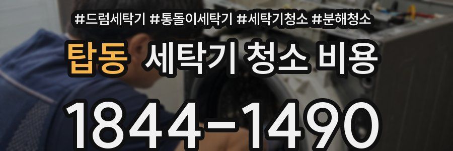 탑동 세탁기 청소 비용