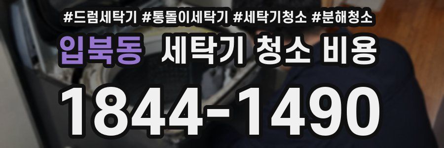 입북동 세탁기 청소 비용