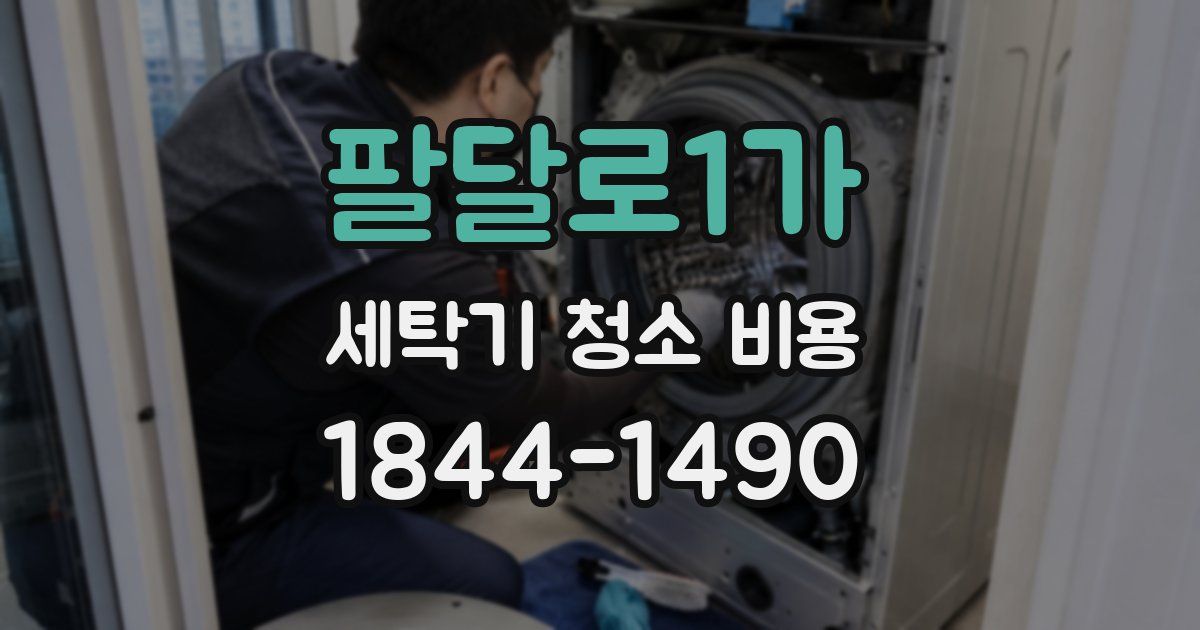 팔달로1가 세탁기 청소 비용