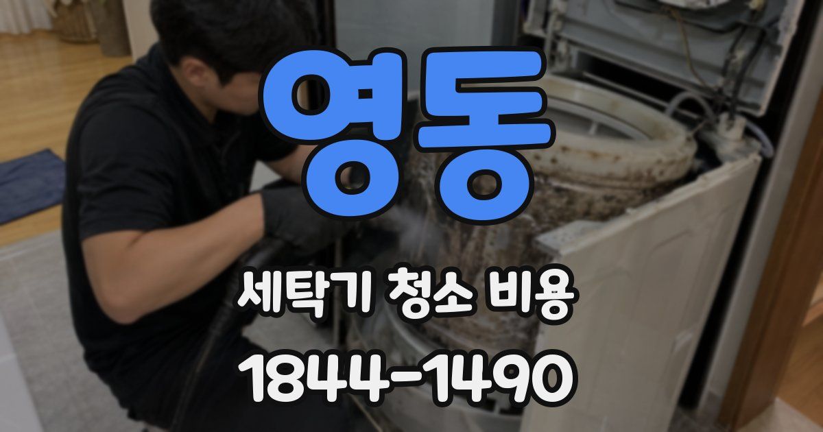 영동 세탁기 청소 비용