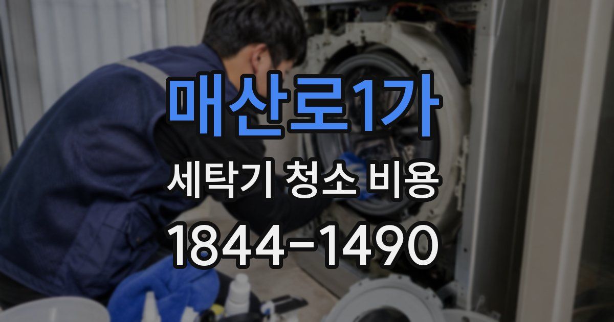 매산로1가 세탁기 청소 비용
