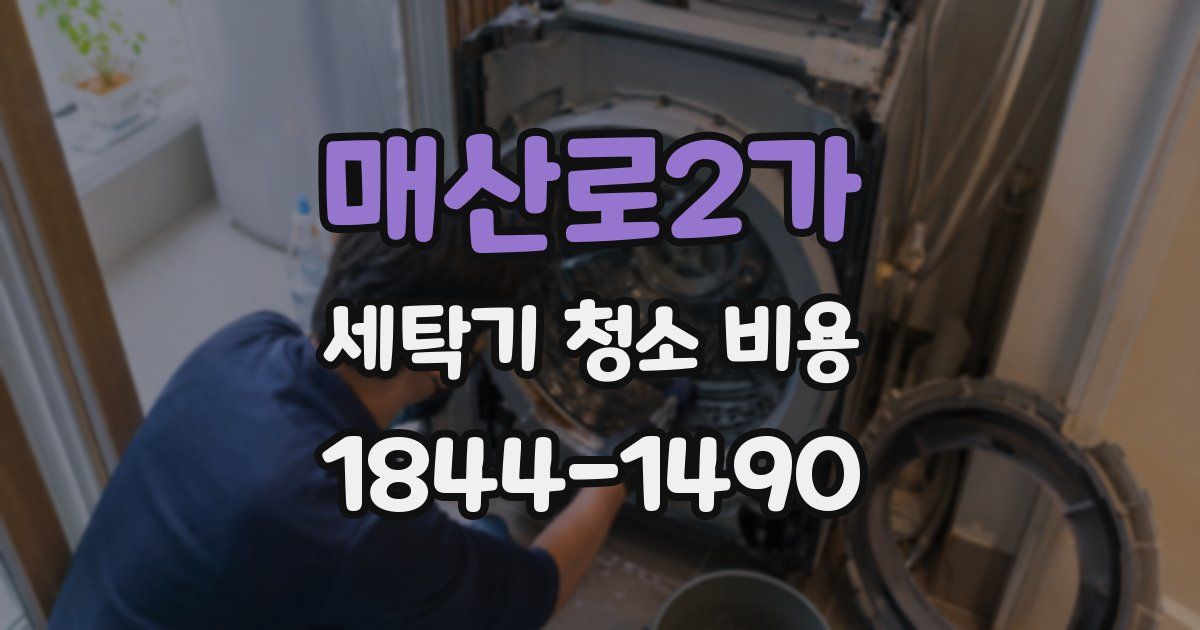 매산로2가 세탁기 청소 비용