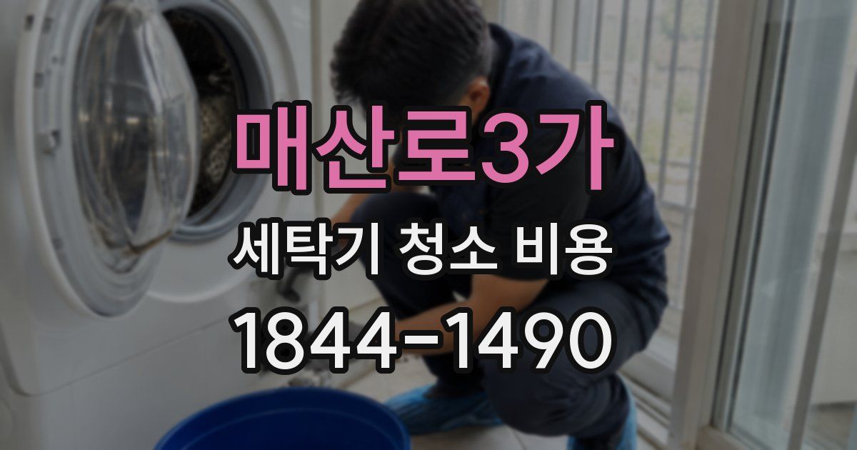 매산로3가 세탁기 청소 비용