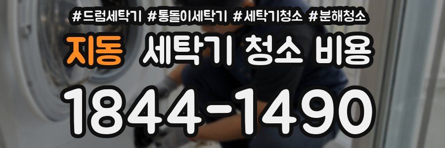 지동 세탁기 청소 비용