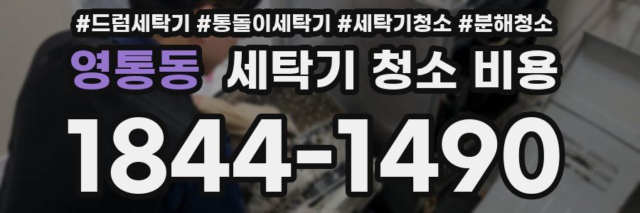 영통동 세탁기 청소 비용