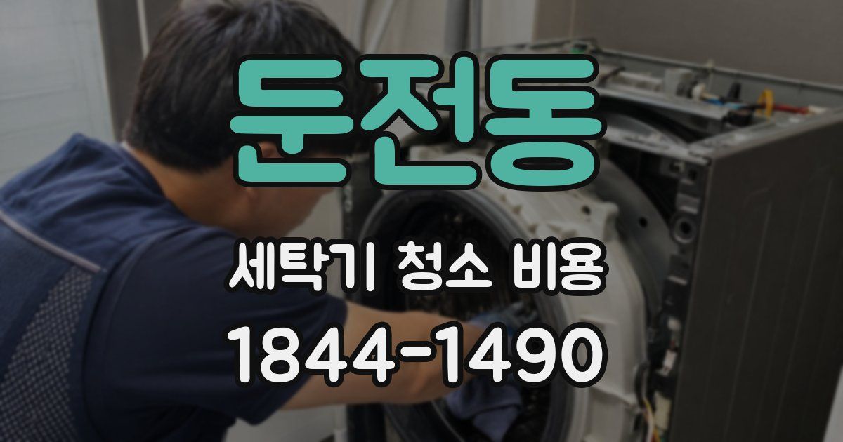 둔전동 세탁기 청소 비용
