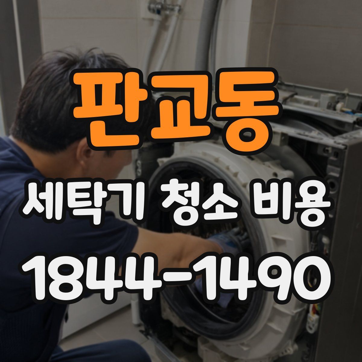 판교동 세탁기 청소 비용
