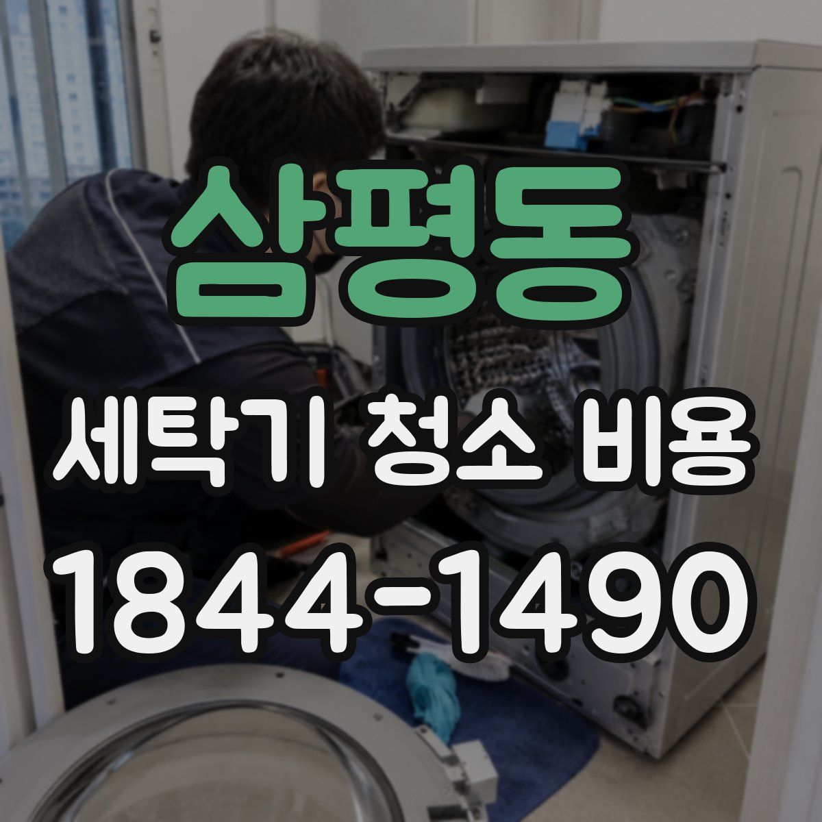 삼평동 세탁기 청소 비용