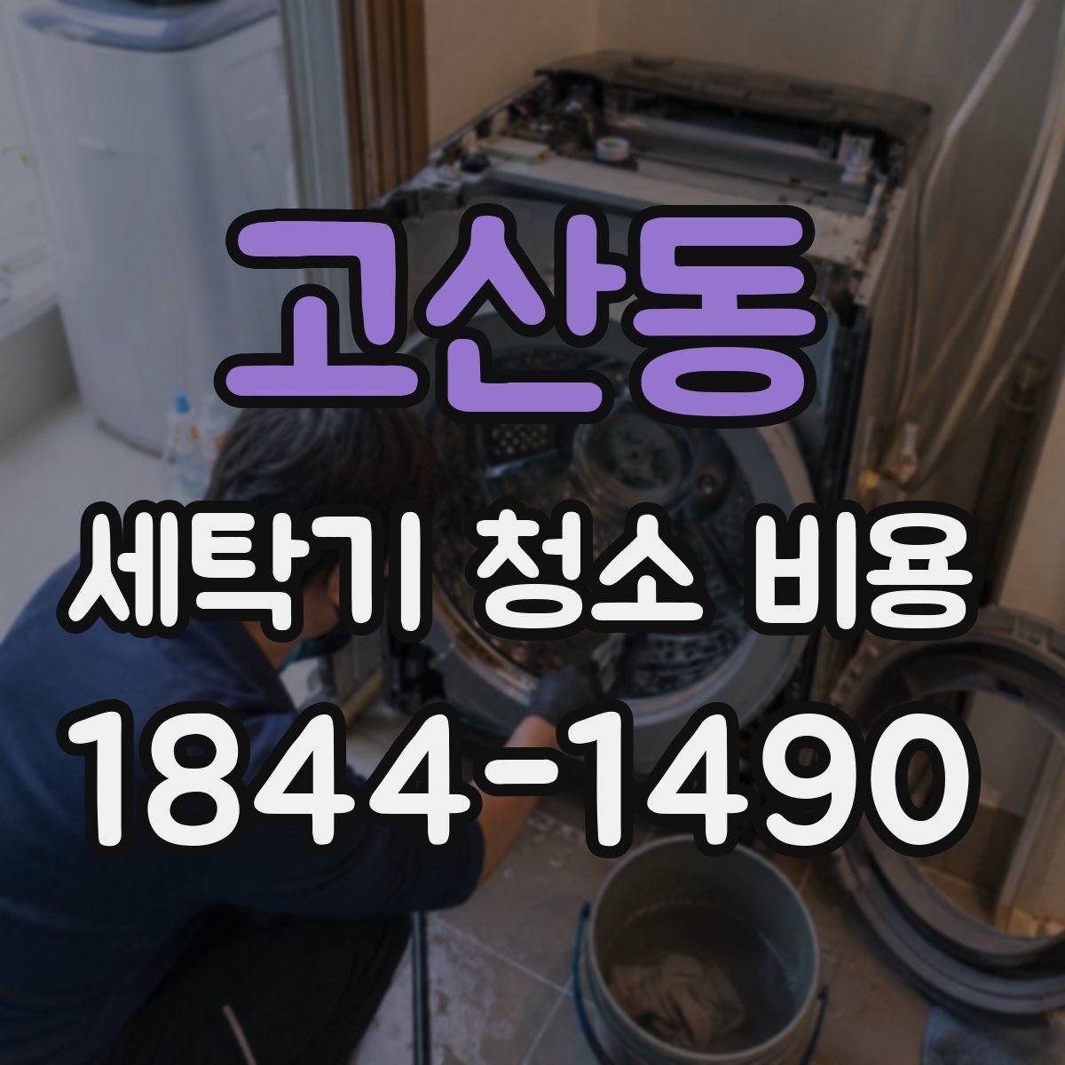 고산동 세탁기 청소 비용