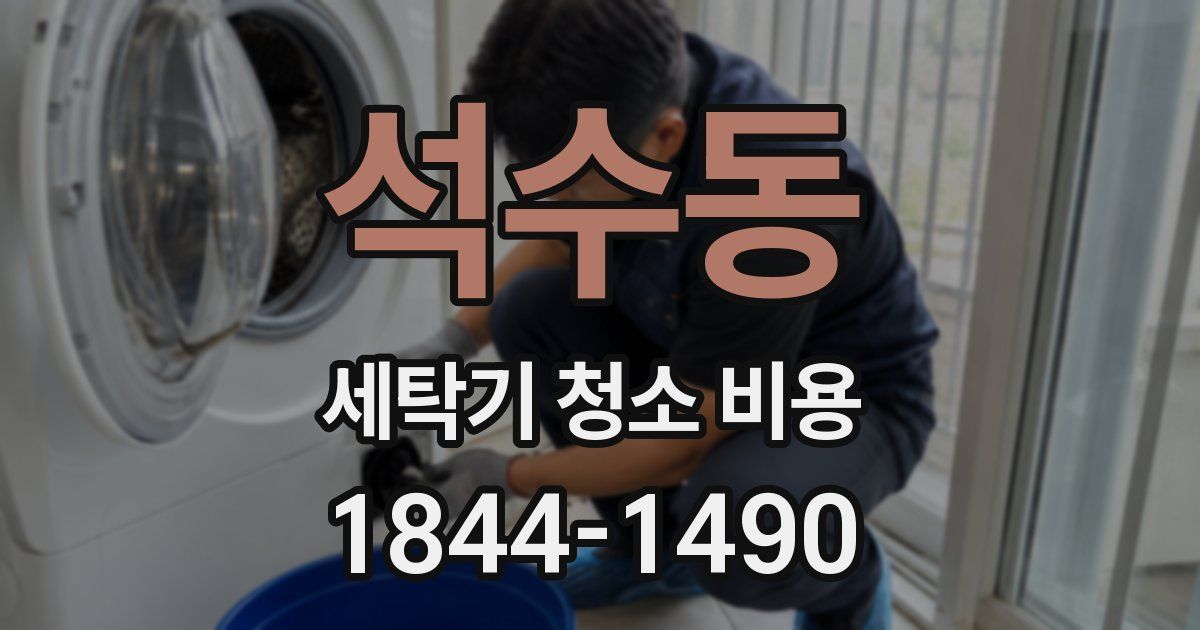 석수동 세탁기 청소 비용
