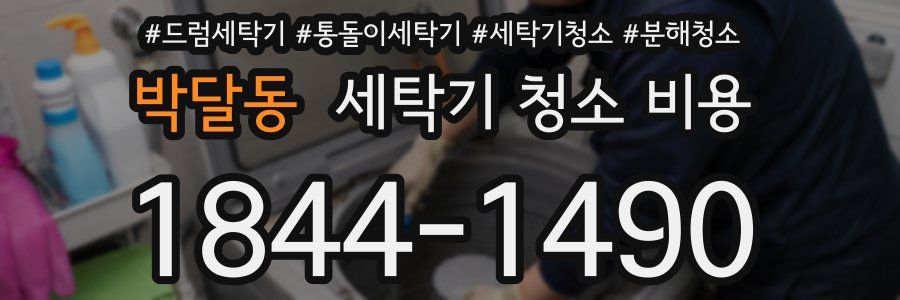 박달동 세탁기 청소 비용