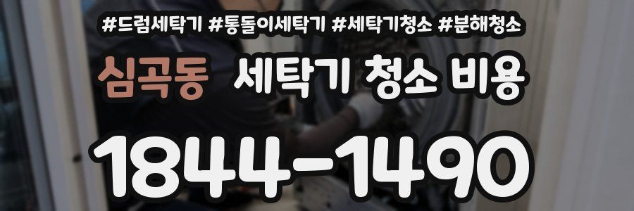 심곡동 세탁기 청소 비용