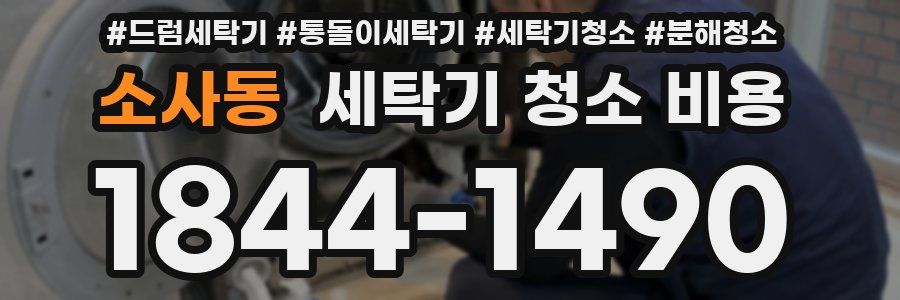 소사동 세탁기 청소 비용
