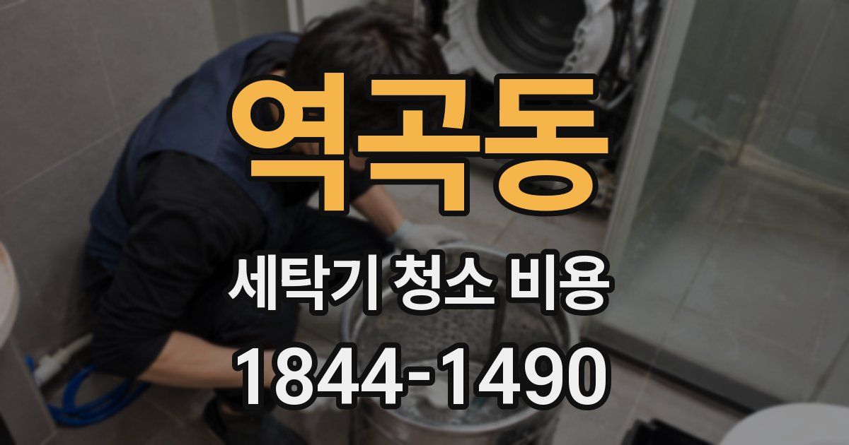 역곡동 세탁기 청소 비용