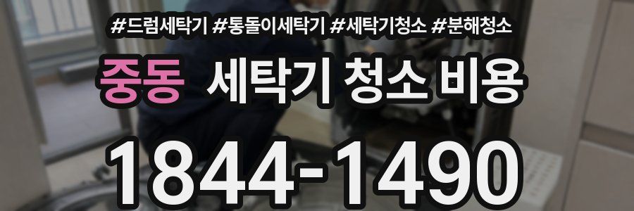 중동 세탁기 청소 비용