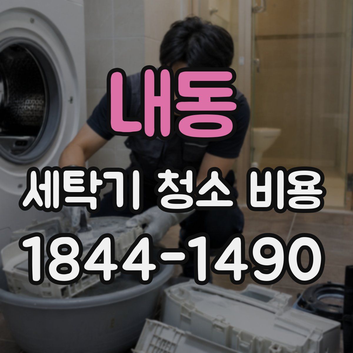 내동 세탁기 청소 비용