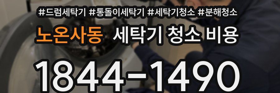 노온사동 세탁기 청소 비용