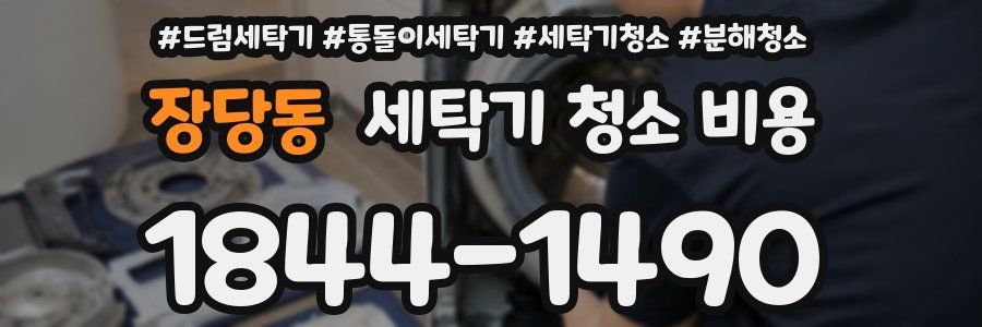 장당동 세탁기 청소 비용