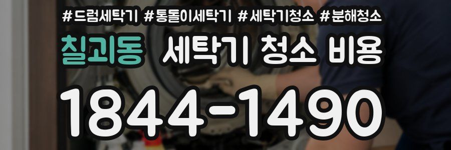 칠괴동 세탁기 청소 비용