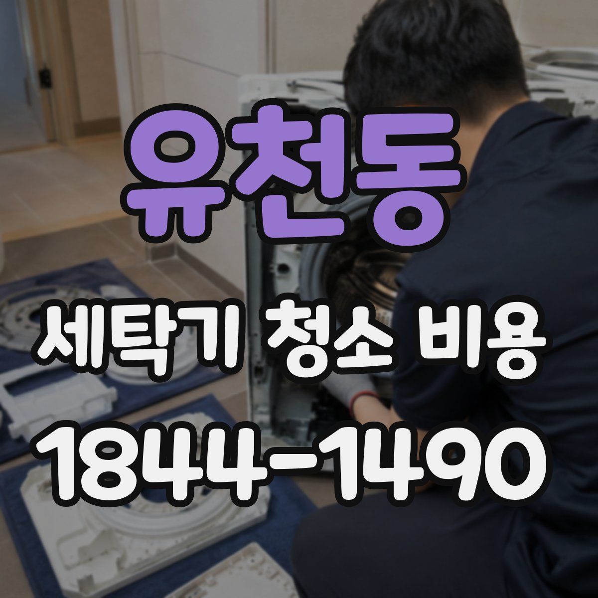 유천동 세탁기 청소 비용