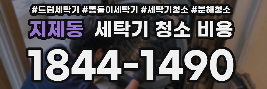 지제동 세탁기 청소 비용