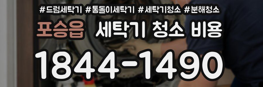 포승읍 세탁기 청소 비용