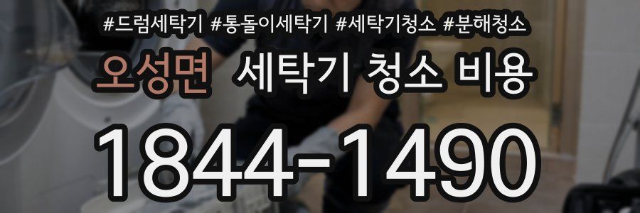오성면 세탁기 청소 비용