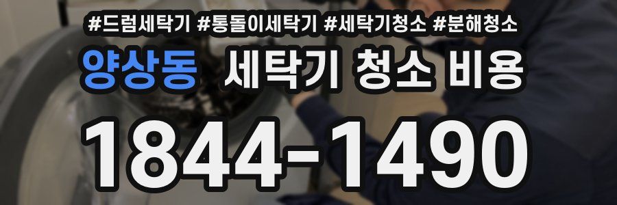 양상동 세탁기 청소 비용