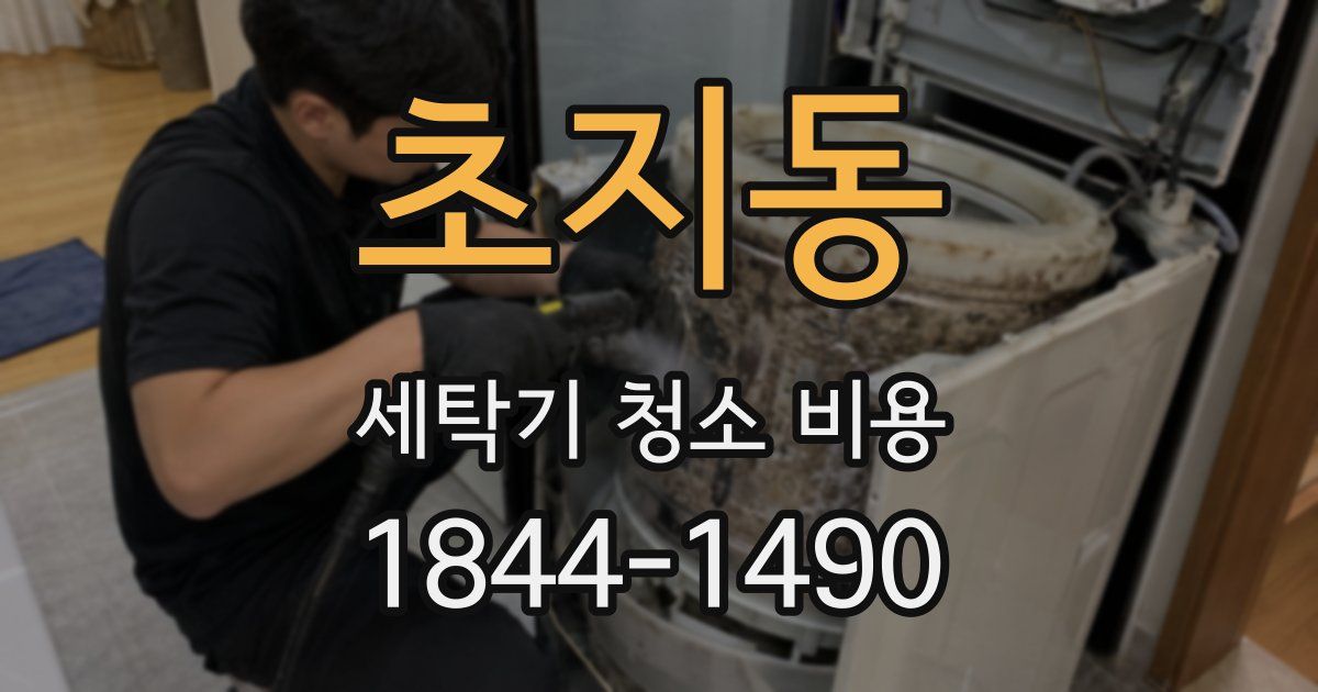 초지동 세탁기 청소 비용