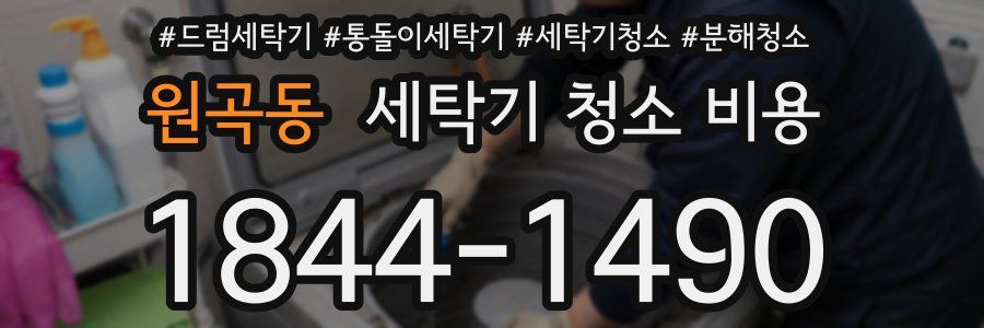 원곡동 세탁기 청소 비용