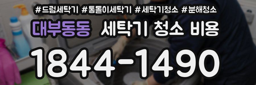 대부동동 세탁기 청소 비용