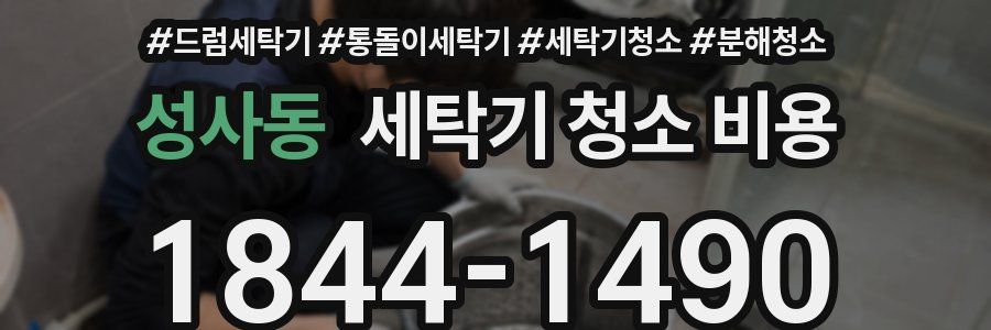 성사동 세탁기 청소 비용