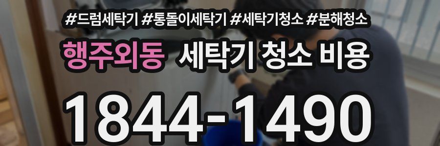 행주외동 세탁기 청소 비용
