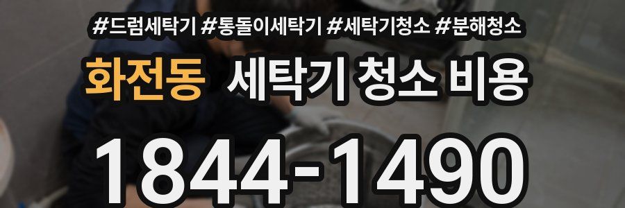 화전동 세탁기 청소 비용