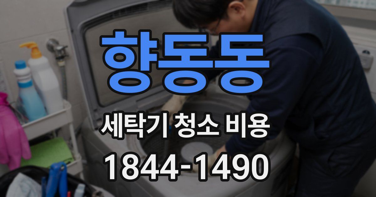 향동동 세탁기 청소 비용