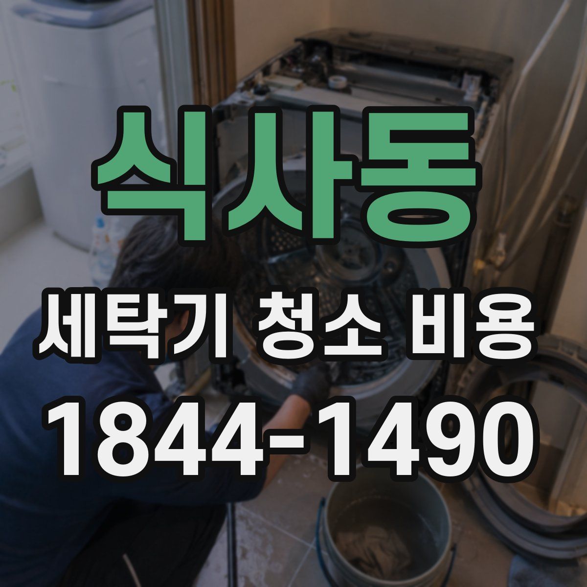 식사동 세탁기 청소 비용