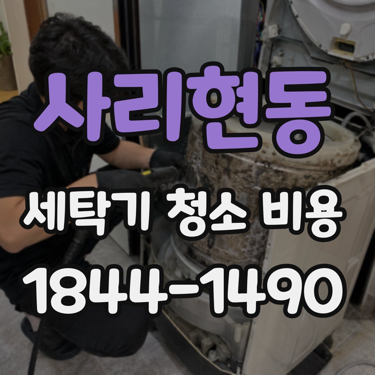 사리현동 세탁기 청소 비용
