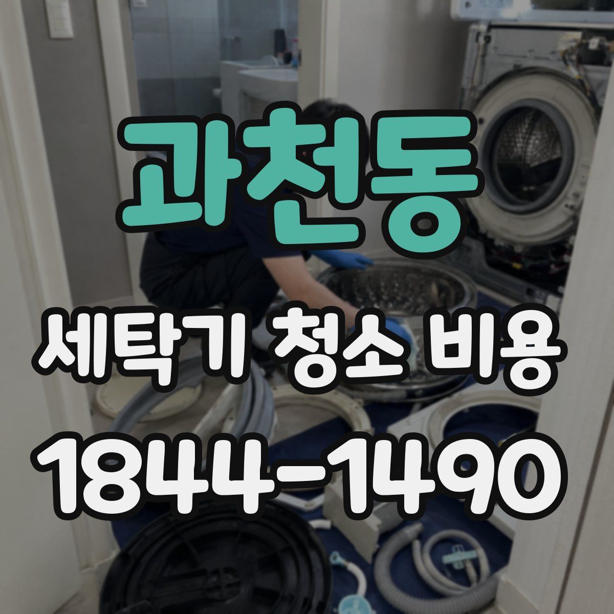 과천동 세탁기 청소 비용