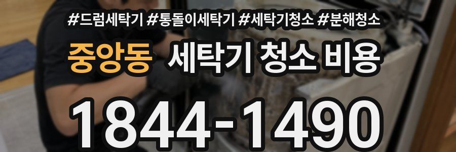 중앙동 세탁기 청소 비용